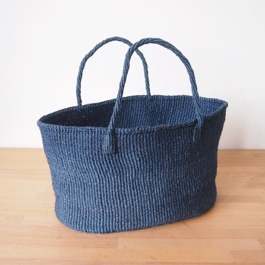 XL Sisal Tote: Ocean - Amsha