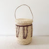 10.5" Lidded Palm Basket - Amsha