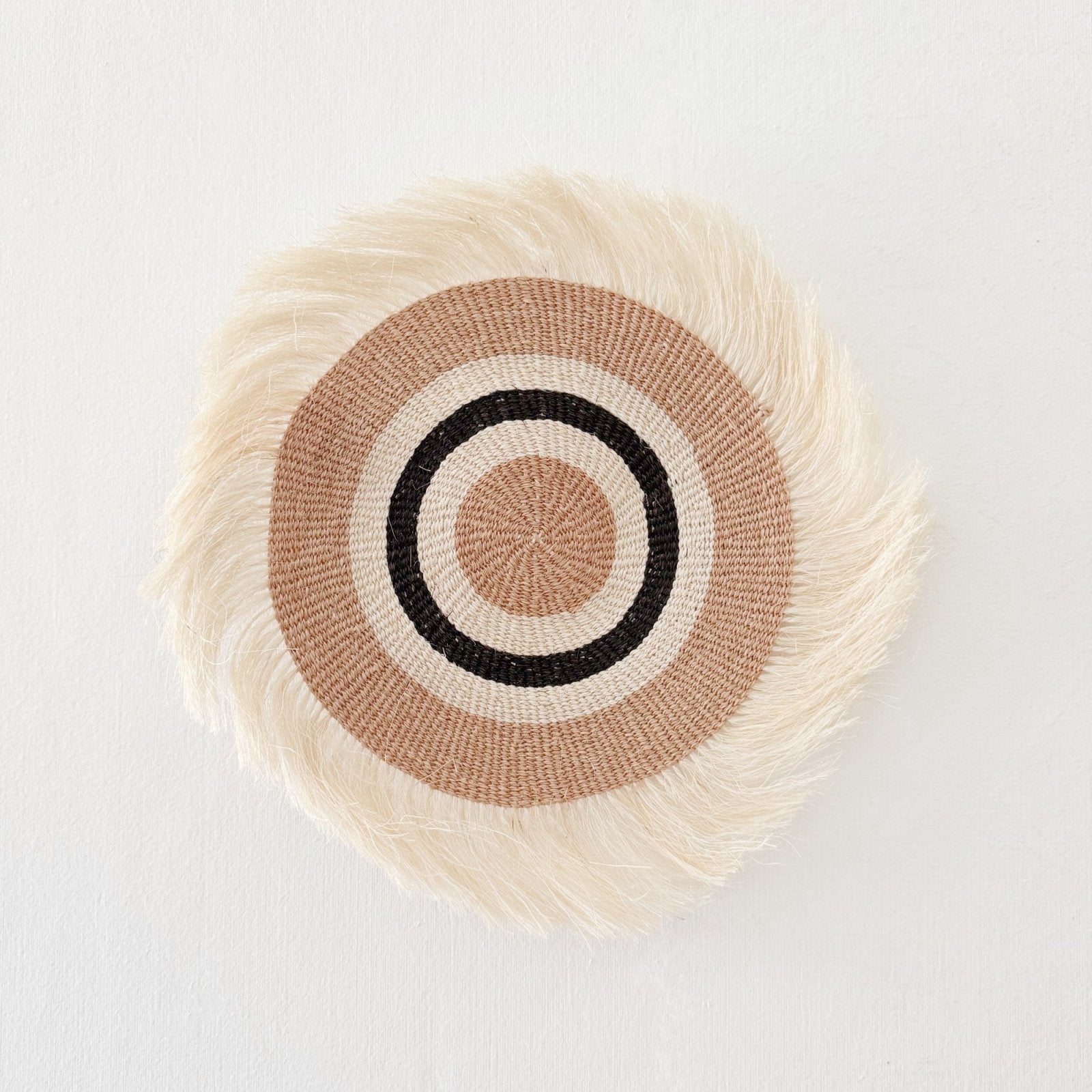 11" Sisal Wall Hanging Trivet: Assortment 3 - Amsha