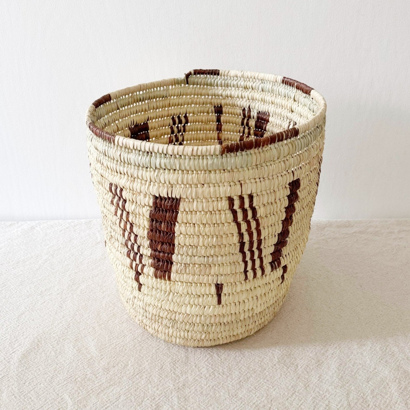 14.5" Turkana Palm Storage Basket #119 - Amsha