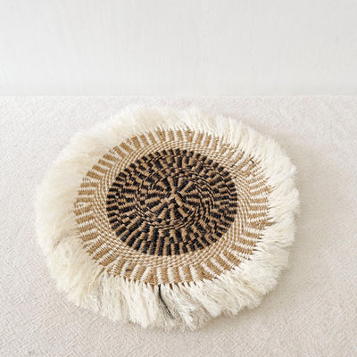 16" Sisal Wall Hanging Trivet: Litola - Amsha