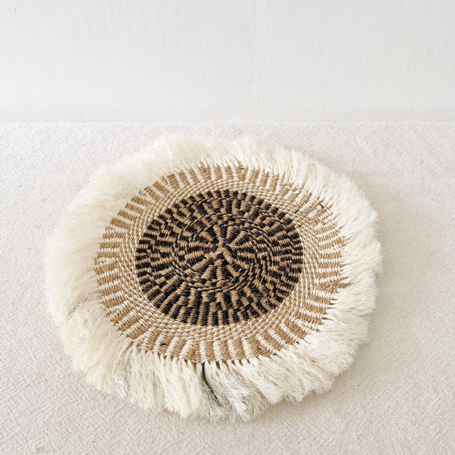 16" Sisal Wall Hanging Trivet: Litola