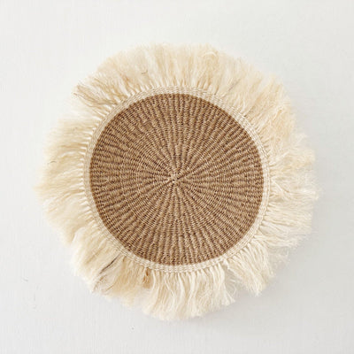 16" Sisal Wall Hanging Trivet: Songea - Amsha