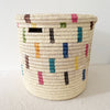 19" Lidded Palm Basket #111 - Amsha