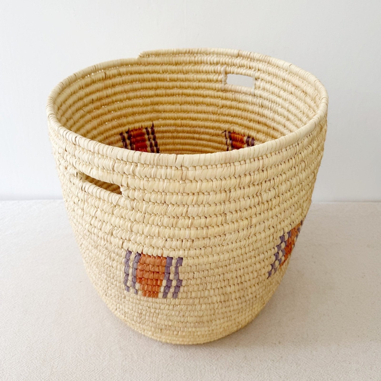 19.5" Turkana Palm Storage Basket - Amsha
