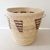 23" Turkana Palm Storage Basket: Parallel - Amsha