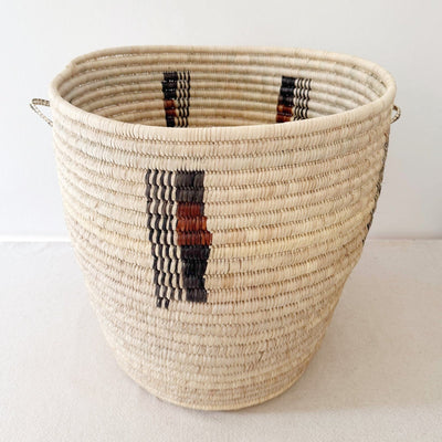 23" Turkana Palm Storage Basket: Rectangle - Amsha