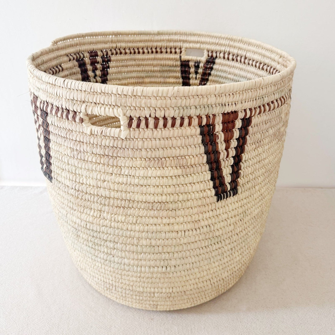 23" Turkana Palm Storage Basket: Vee Dash