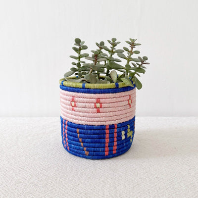 5" Storage Plant Basket: Ibamba - Amsha