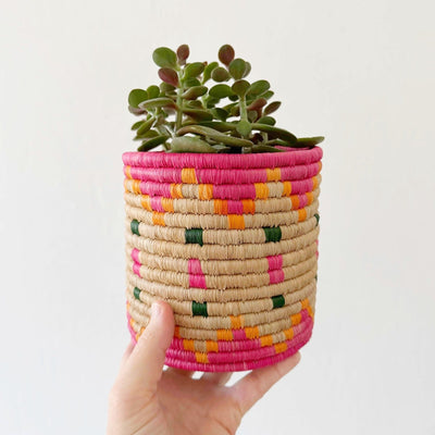 5" Storage Plant Basket: Muliri - Amsha