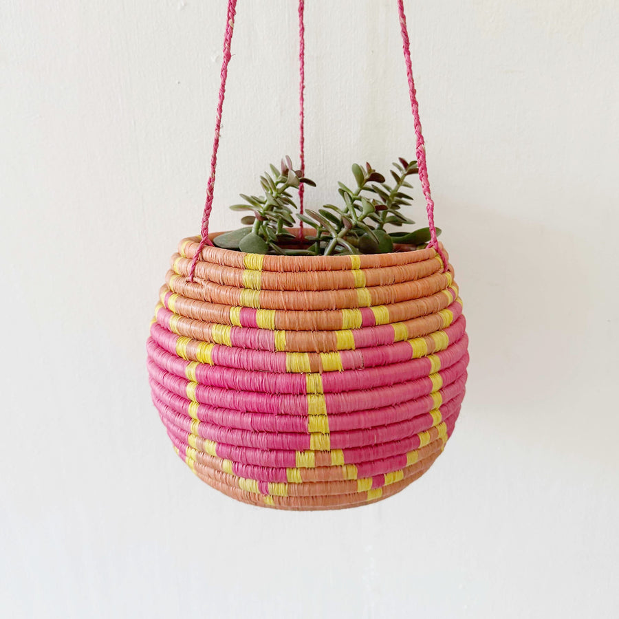 Hanging Woven Planter- Ngenge