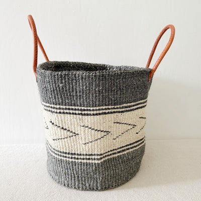 14" XL Floor Basket: Gray Arrow II