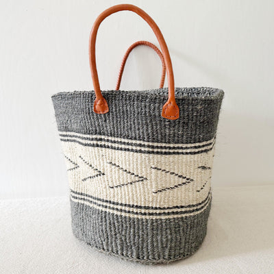 14" XL Floor Basket: Gray Arrow II