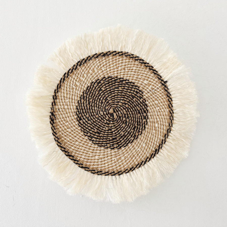 16" Sisal Wall Hanging Trivet: Nahoro