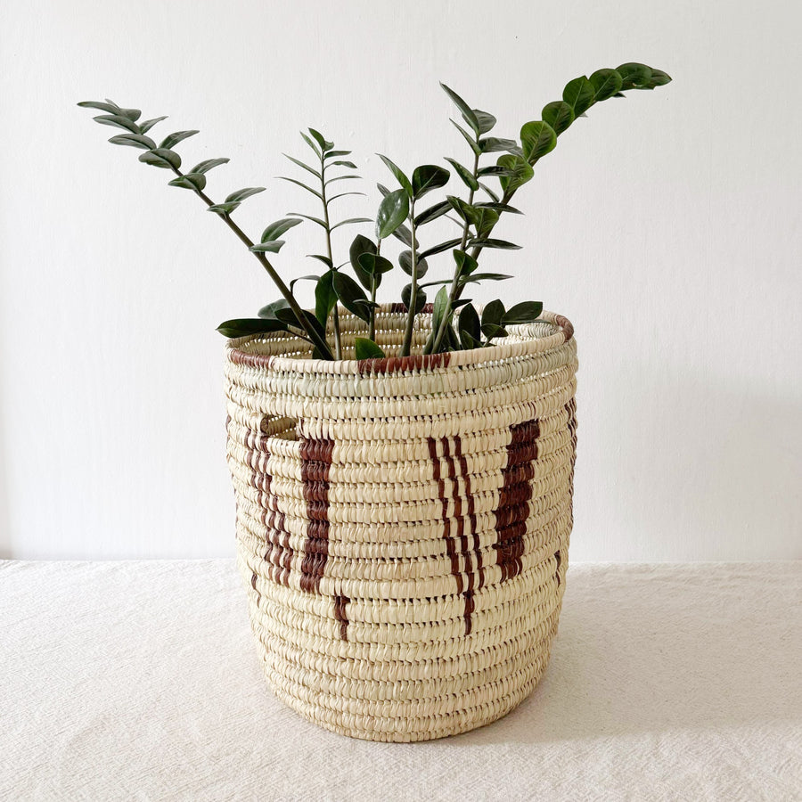 14.5" Turkana Palm Storage Basket #119