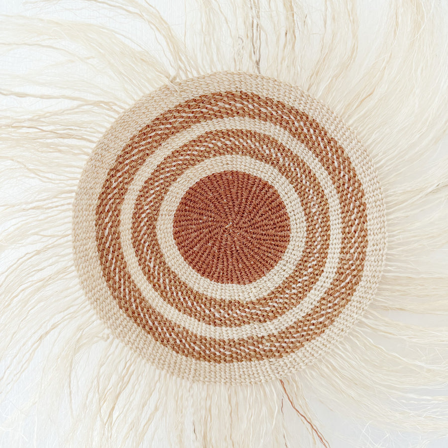 12" Sisal Wall Hanging Trivet: Litola