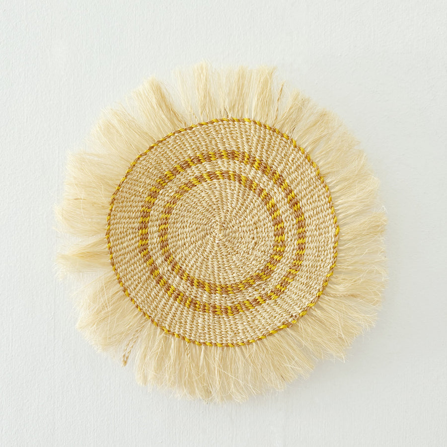 11" Sisal Wall Hanging Trivet: Assortment 1