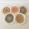 12" Sisal Wall Hanging Trivet: Assortment 4