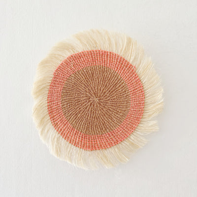 12" Sisal Wall Hanging Trivet: Assortment 4
