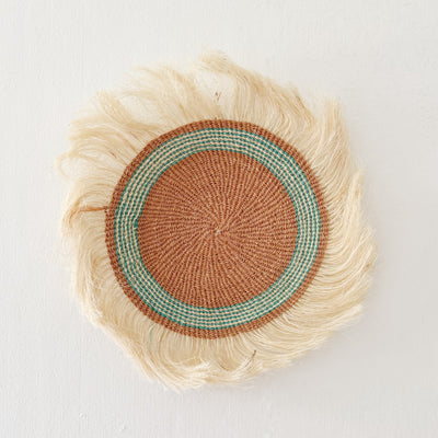 12" Sisal Wall Hanging Trivet: Assortment 4
