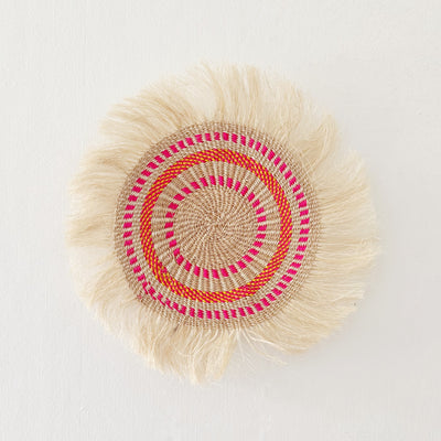 11" Sisal Wall Hanging Trivet: Assortment 5