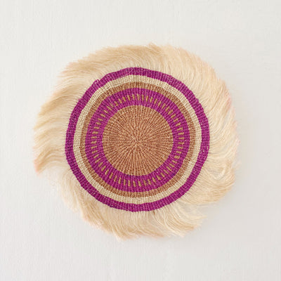 11" Sisal Wall Hanging Trivet: Assortment 5