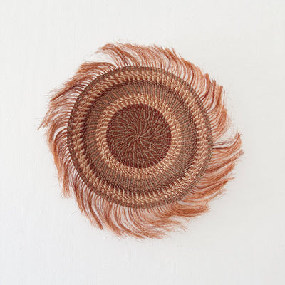 14" Sisal Wall Hanging Trivet: Assortment 6