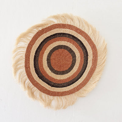 14" Sisal Wall Hanging Trivet: Assortment 6
