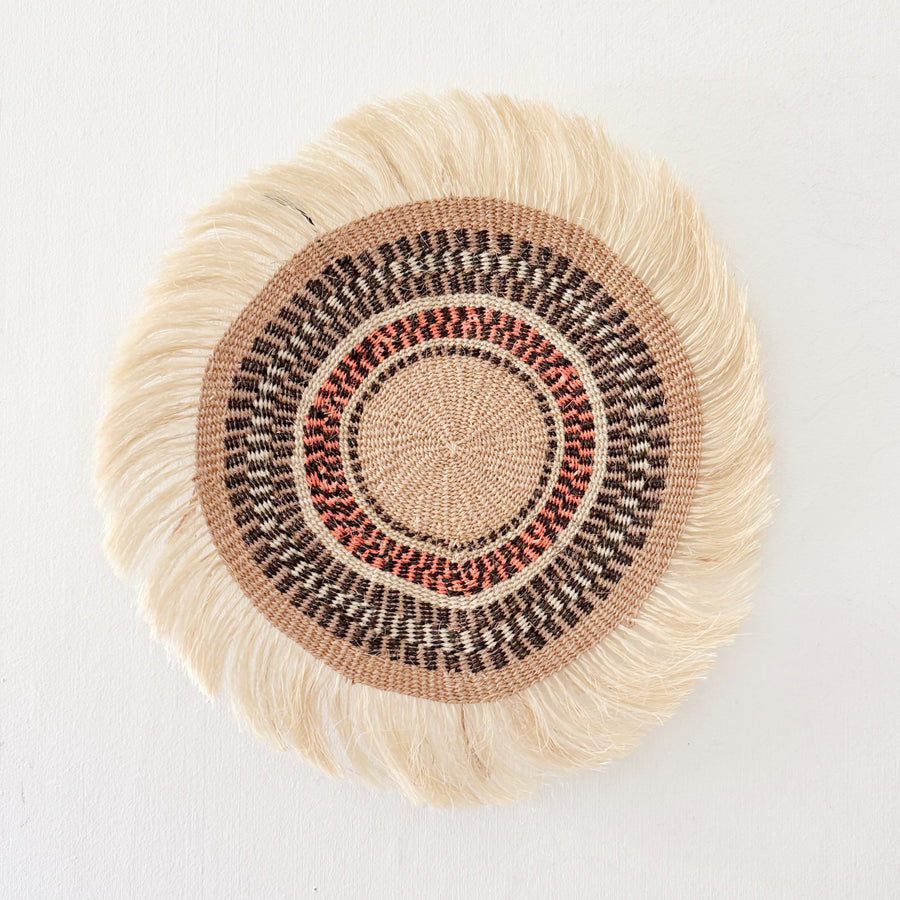 14" Sisal Wall Hanging Trivet: Assortment 7