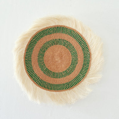 14" Sisal Wall Hanging Trivet: Assortment 8
