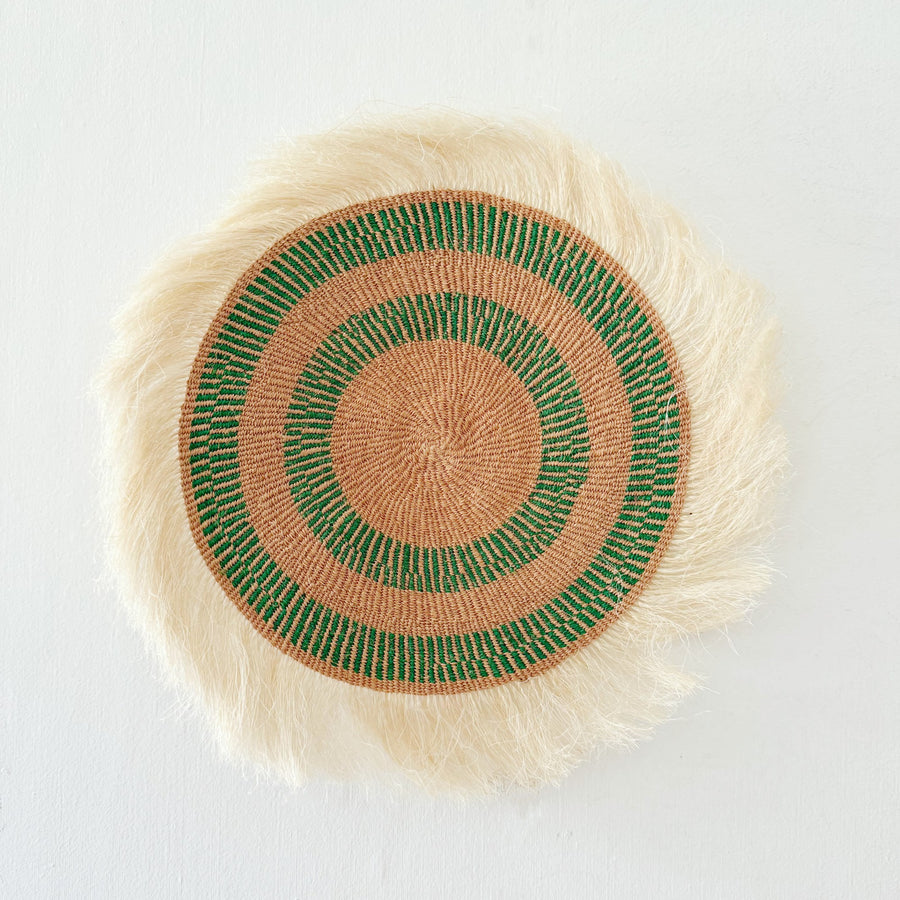 14" Sisal Wall Hanging Trivet: Assortment 8