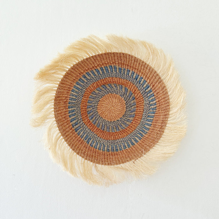 14" Sisal Wall Hanging Trivet: Assortment 9