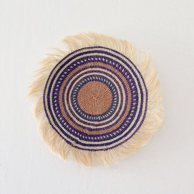 14" Sisal Wall Hanging Trivet: Assortment 9