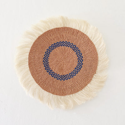 14" Sisal Wall Hanging Trivet: Assortment 9
