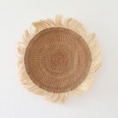 16" Sisal Wall Hanging Trivet: Assortment 10