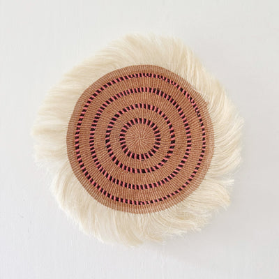 16" Sisal Wall Hanging Trivet: Assortment 10