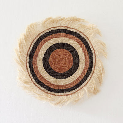 16" Sisal Wall Hanging Trivet: Assortment 10