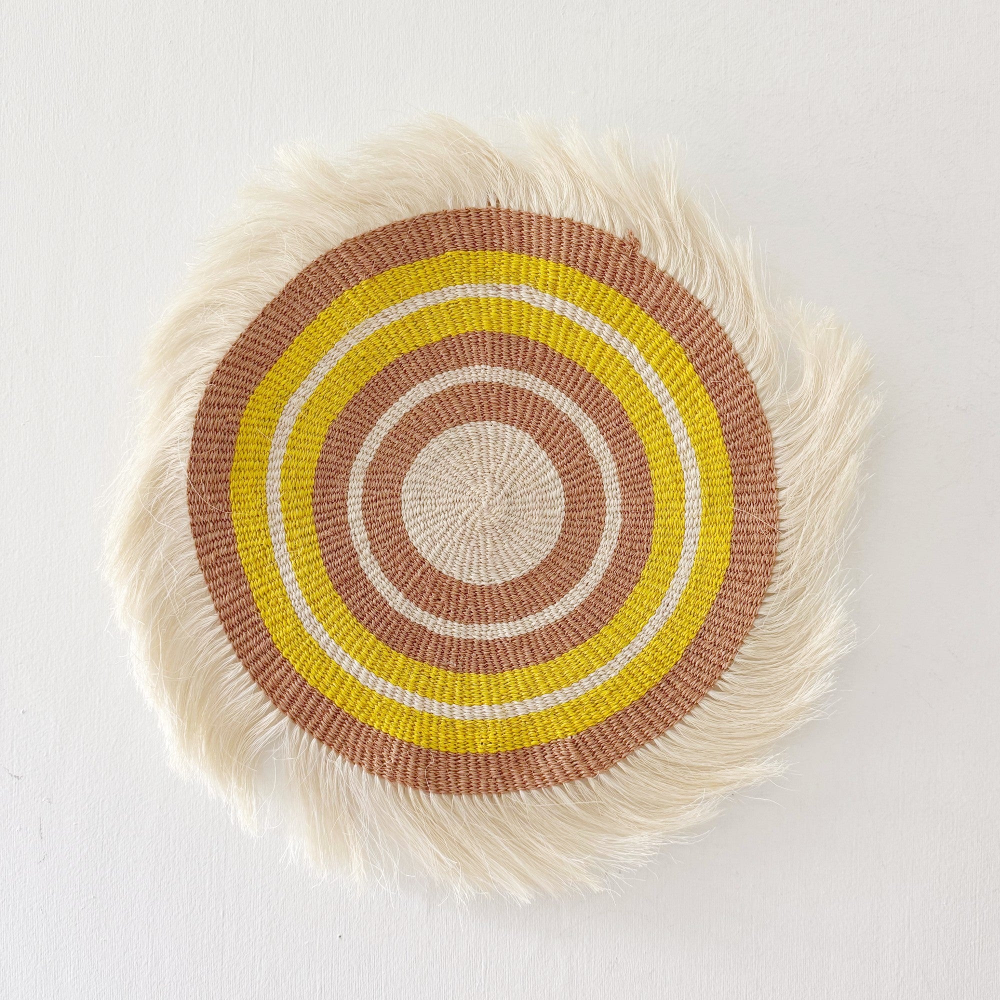 16" Sisal Wall Hanging Trivet: Assortment 11