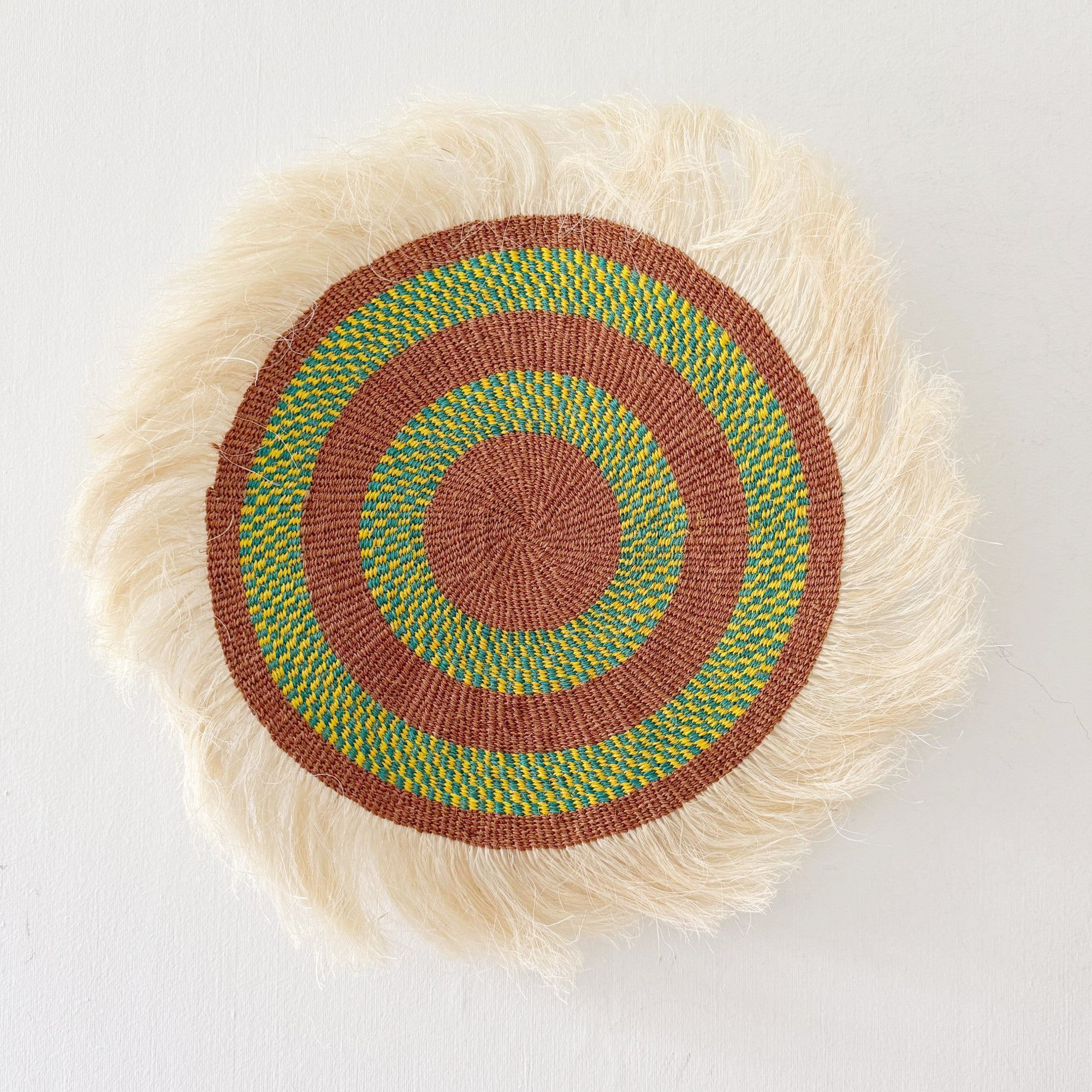 16" Sisal Wall Hanging Trivet: Assortment 11