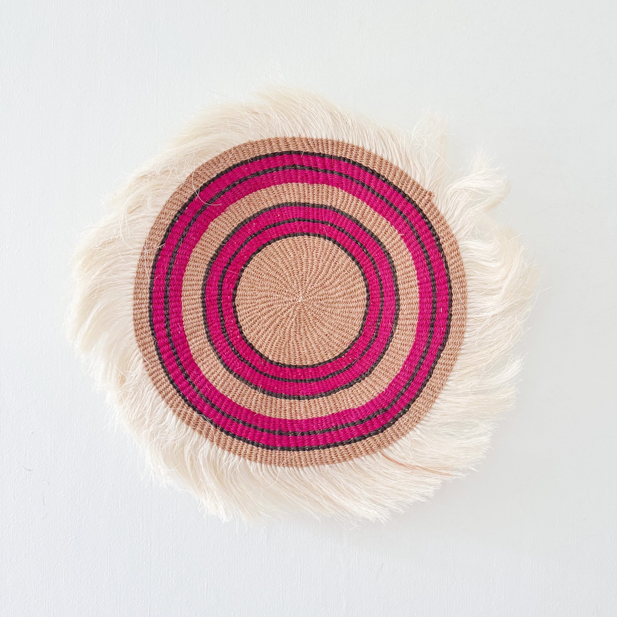 16" Sisal Wall Hanging Trivet: Assortment 11