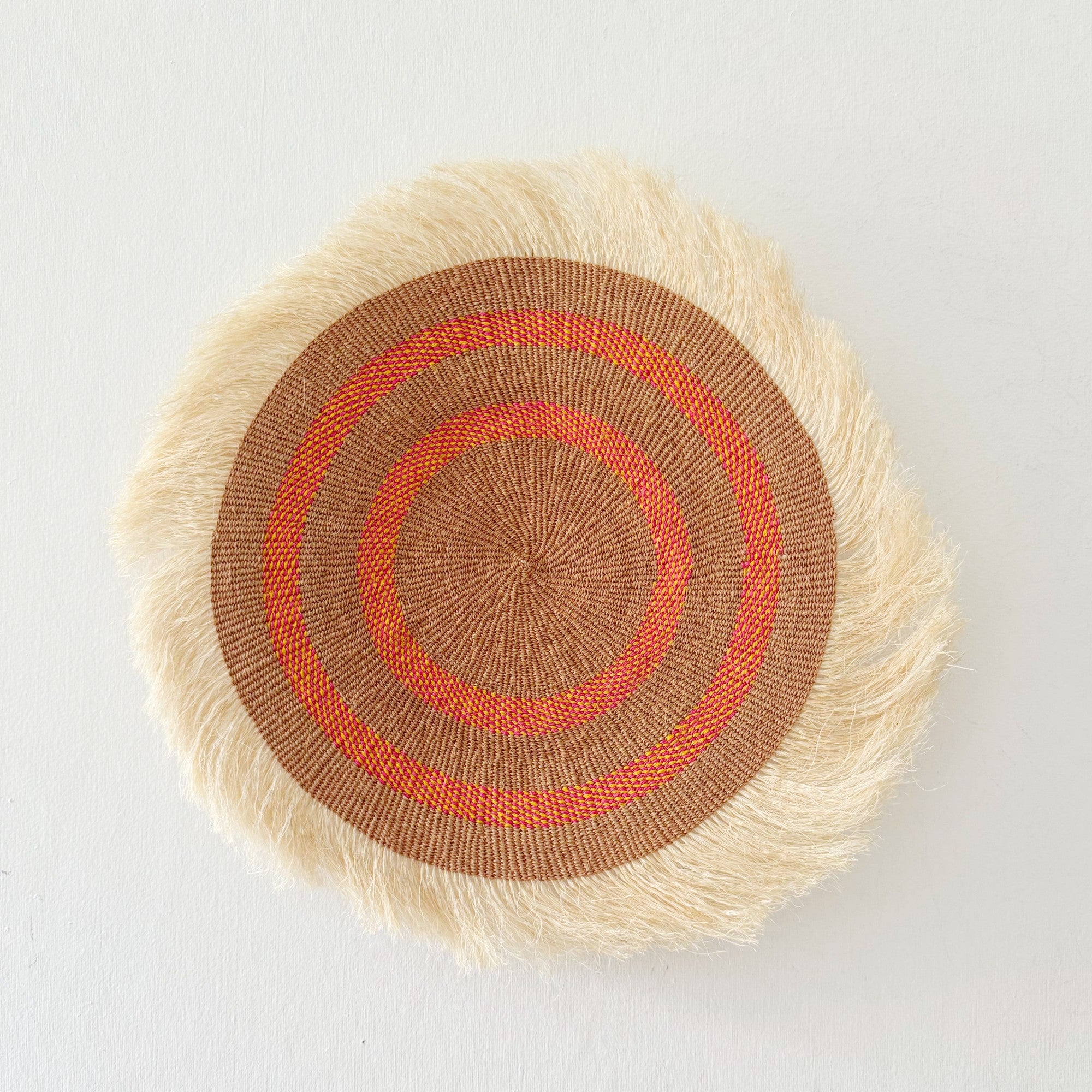 16" Sisal Wall Hanging Trivet: Assortment 11