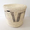 22" Lidded Palm Basket #403