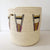 21" Turkana Palm Storage Basket: Pink & Mustard