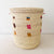 20" Lidded Palm Storage Basket- Multicolor