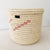 16.5" Lidded Palm Basket