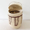10.5" Lidded Palm Basket