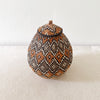 10" Lidded Zulu Basket #B009