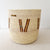 20" Turkana Palm Storage Basket: Brown & Mustard V
