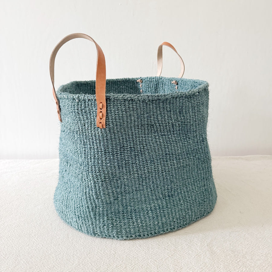 XL Floor Basket: Eucalyptus