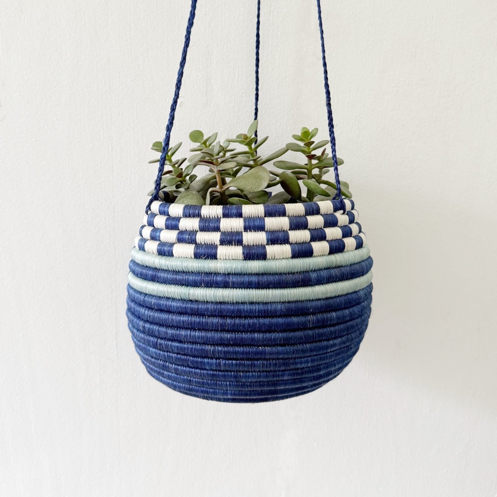 Hanging Woven Planter - Ruzo - Amsha